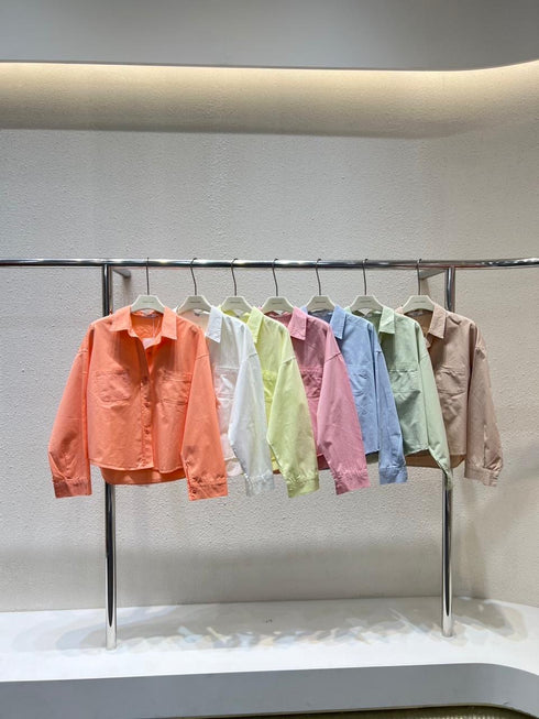 WANWAN Collar Down Shirts